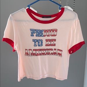 “Proud to be American” tee shirt